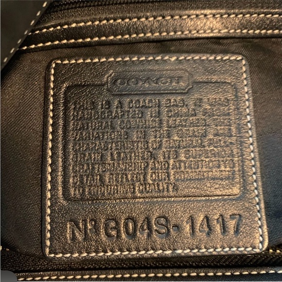 Coach Black Leather Shoulder Bag - Picture 2 of 15